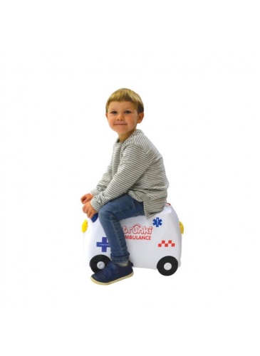 Vaikų mažasis lagaminas Trunki Ambulance