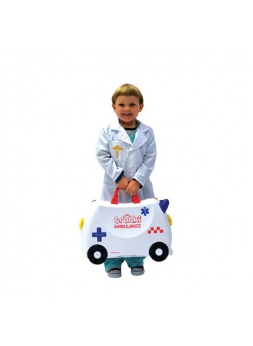 Vaikų mažasis lagaminas Trunki Ambulance