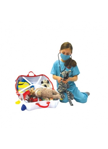 Vaikų mažasis lagaminas Trunki Ambulance