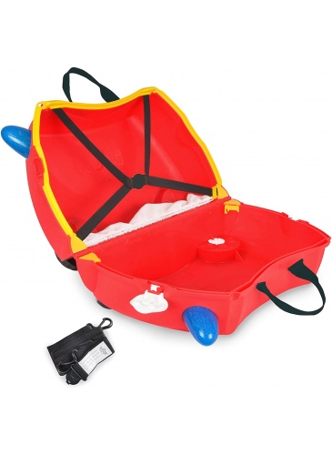 Vaikų mažasis lagaminas Trunki FIRE TRUCK