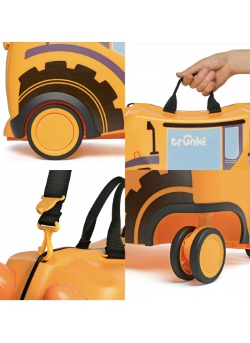 Bērnu koferis Trunki GLIDE 360 DOUG THE DIGGER