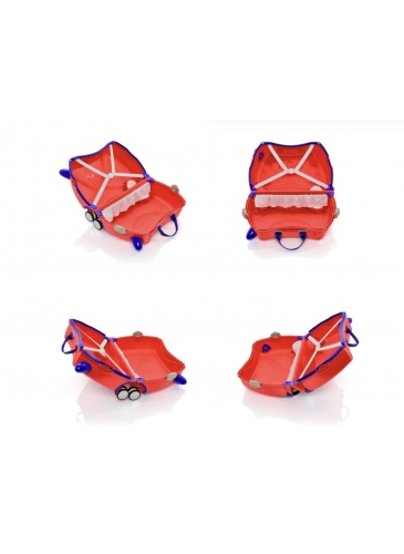 Bērnu koferis Trunki GLIDE 360 FRANK THE FIRE TRUCK