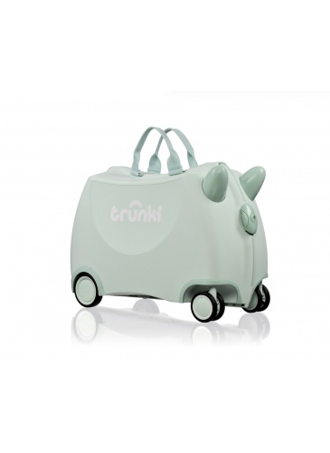 Bērnu koferis Trunki GLIDE 360 SOLI GREEN