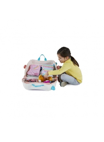 Vaikų mažasis lagaminas Trunki Lola Llama