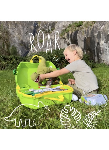 Vaikų mažasis lagaminas Trunki Dinosaur