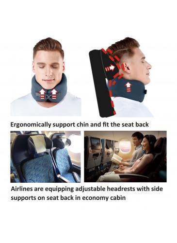 Kišeninė pagalvė su kietu užvalkalu Smartrip Midnight Navy S