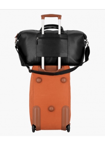 Kelionės krepšys 50 cm JUMP UPPSALA LEATHER Noir