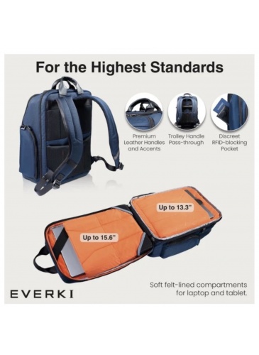 Business backpack EVERKI 15.6