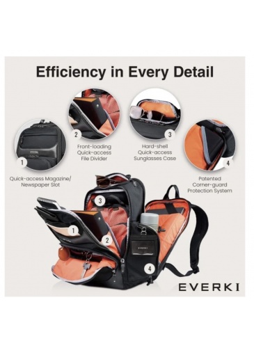Business backpack EVERKI 17.3