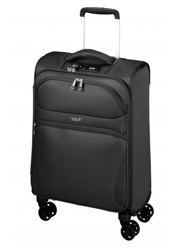 Lagaminas 55 cm D&N Lederwaren Black