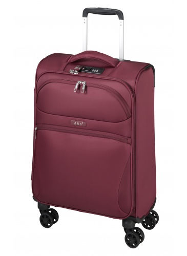 Lagaminas 55 cm D&N Lederwaren Bordo