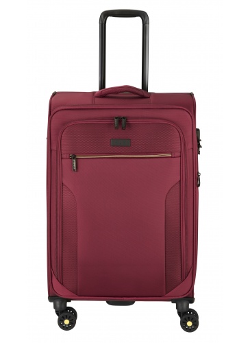 Lagaminas 55 cm D&N Lederwaren Bordo