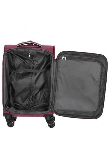 Lagaminas 55 cm D&N Lederwaren Purple