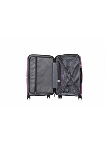 Lagaminas 55 cm D&N Lederwaren violetine