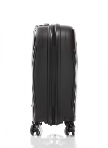 Lagaminas 55 cm V&V TRAVEL FLASH LIGHT JUODA