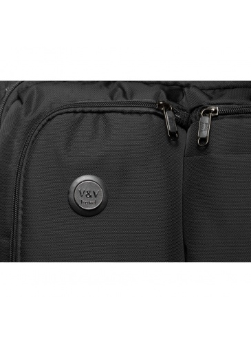 Lagaminas 55 cm V&V TRAVEL One Live Black