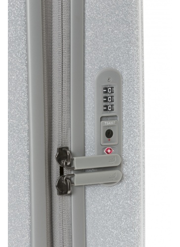 Lagaminas 55 см MANDARINA DUCK LOGODUCK+  Glitter silver