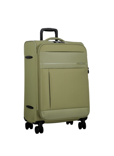 Lagaminas 67 cm JUMP MONTHELYS medium Expandable 4 wheels GREEN