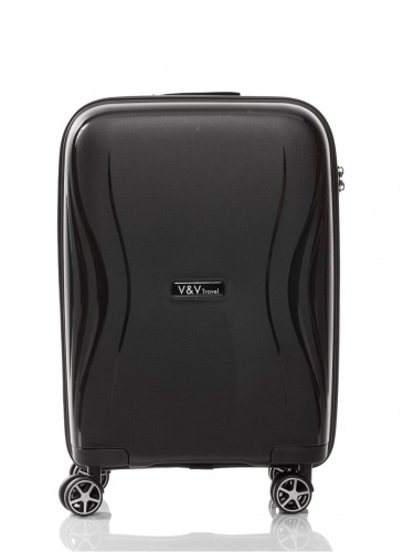 Lagaminas 67 cm V&V TRAVEL FLASH LIGHT juoda