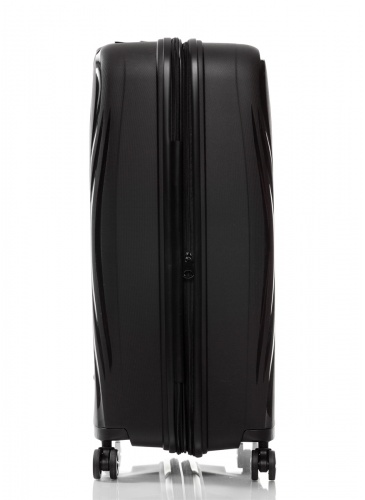 Lagaminas 67 cm V&V TRAVEL FLASH LIGHT juoda