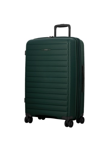 Koferis 68 cm JUMP STRIPER Priežu zaļa