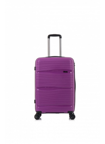 Lagaminas 69 cm D&N Lederwaren violetine