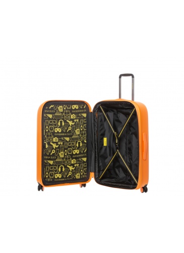 Lagaminas 75 cm MANDARINA DUCK LOGODUCK+ Orange