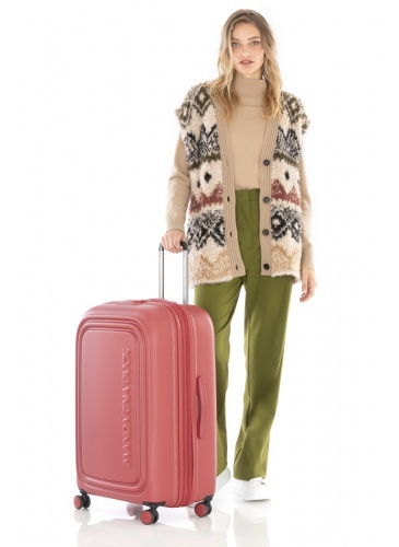 Lagaminas 75 cm MANDARINA DUCK LOGODUCK+ raudona