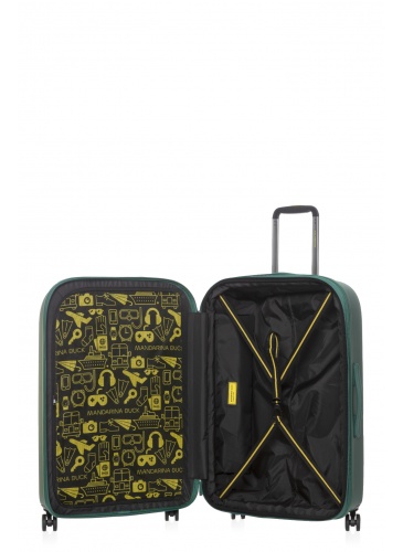 Lagaminas 75 cm MANDARINA DUCK LOGODUCK+ žalias