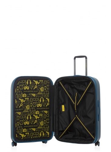 Lagaminas 75 cm MANDARINA DUCK LOGODUCK+ melyna