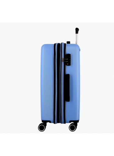 Lagaminas 76 cm JUMP STRIPE-BAND BLUE