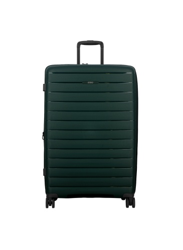 Koferis 77 cm JUMP STRIPER Priežu zaļa