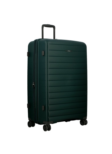 Koferis 77 cm JUMP STRIPER Priežu zaļa