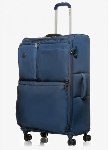 Lagaminas 77 cm V&V TRAVEL One Life Navy