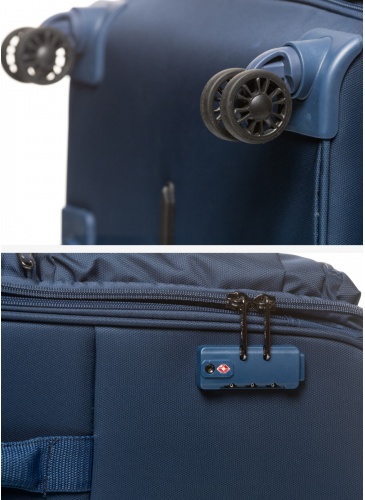 Lagaminas 77 cm V&V TRAVEL One Life Navy
