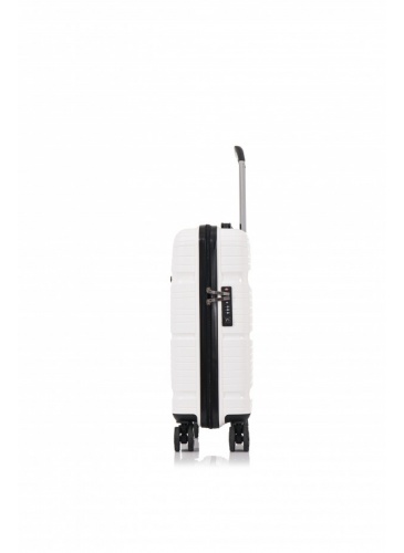 Lagaminas 78 cm D&N Lederwaren Baltas