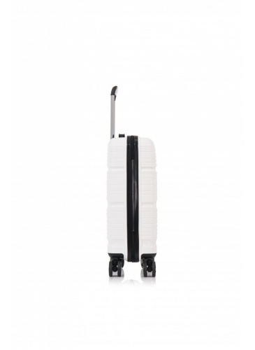 Lagaminas 78 cm D&N Lederwaren Baltas