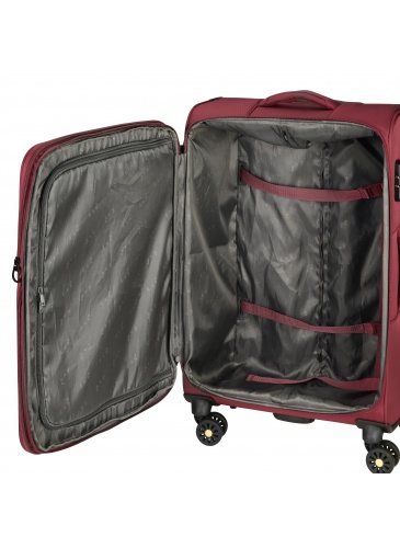 Lagaminas 78 cm D&N Lederwaren Bordo