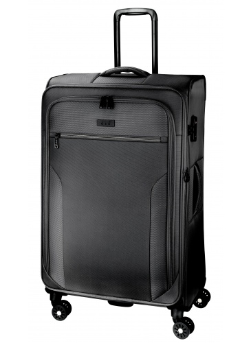 Lagaminas 78 cm D&N Lederwaren Black