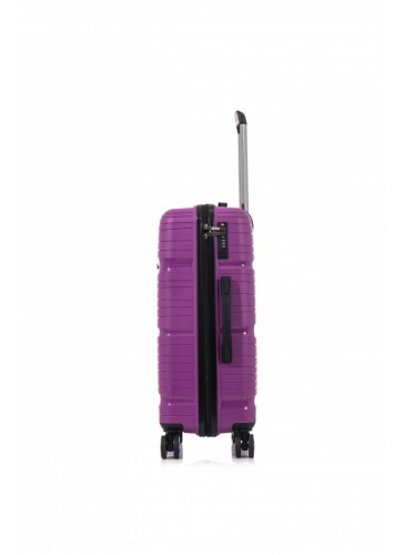 Lagaminas 78 cm D&N Lederwaren violetine