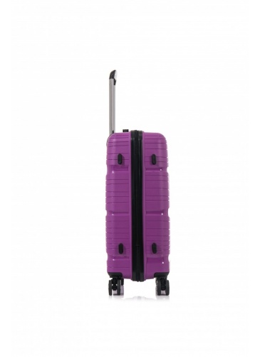 Lagaminas 78 cm D&N Lederwaren violetine