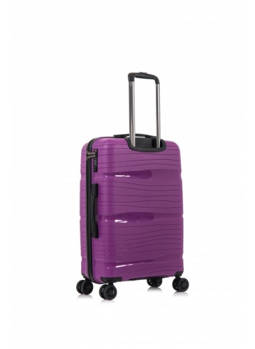 Lagaminas 78 cm D&N Lederwaren violetine