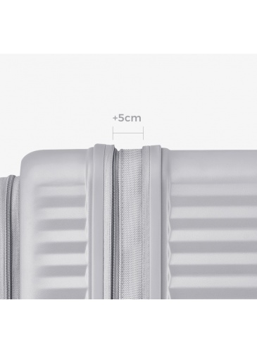 Lagaminas 75 cm ECHOLAC CELESTRA SUPER TRUNK XT PILKA