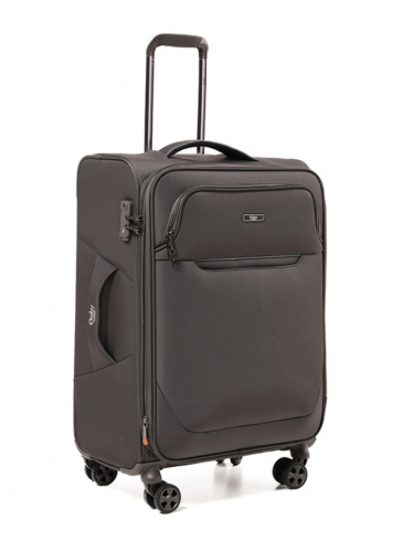 Lagaminas Goby London Light Weight Soft Luggage 55 cm Grey