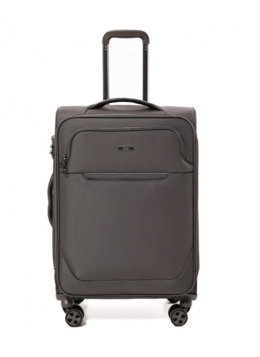 Lagaminas Goby London Light Weight Soft Luggage 78 cm Grey