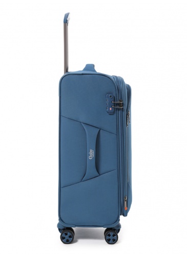 Lagaminas Goby London  Water-proof Soft Luggage  55 cm Blue