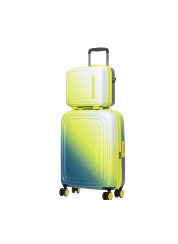 Beauty case MANDARINA DUCK LOGODUCK + COCKTAIL Rigid beauty case Summer diving/ yellow