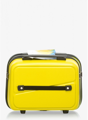 Beauty case  V&V TRAVEL PEACE OLIVE GELTONA