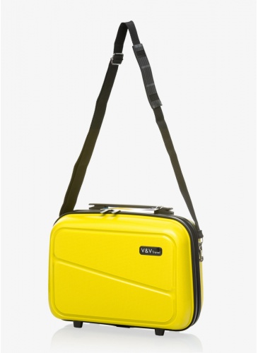 Beauty case  V&V TRAVEL PEACE OLIVE GELTONA