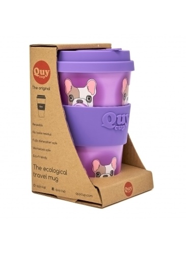 Puodelis QuyCup 400 ml RePET Bubble